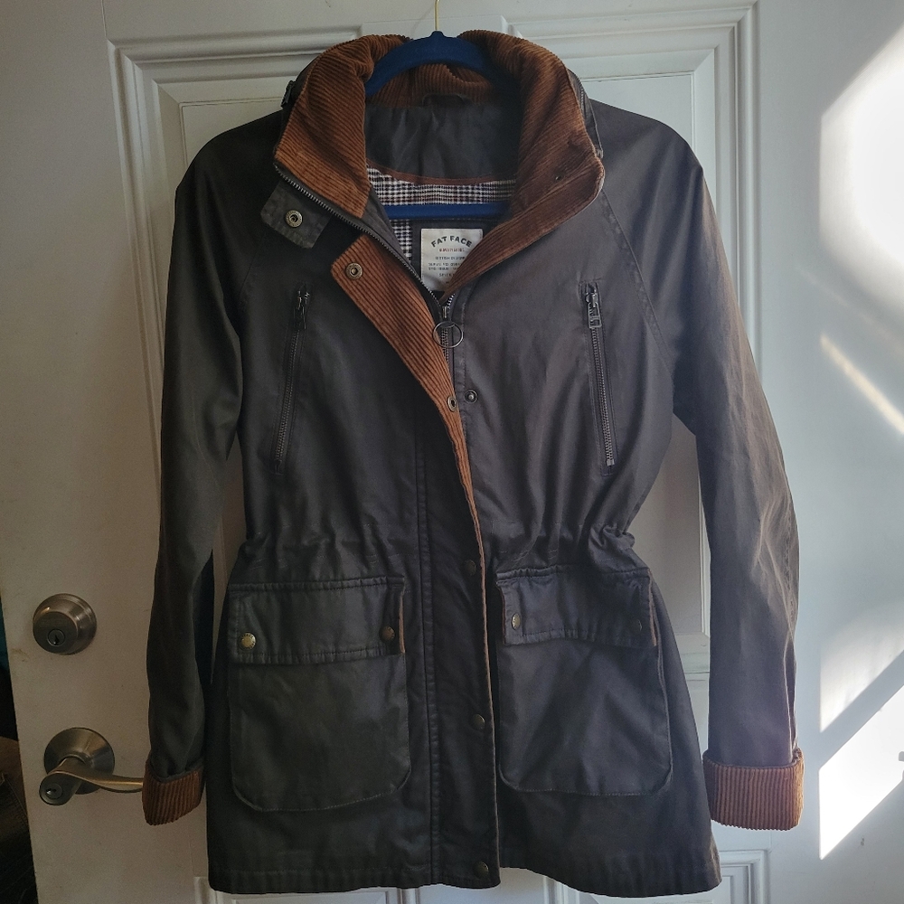 Fat Face Dark Brown Utility Jacket - Picture 3 of 14